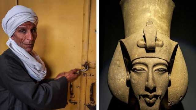 معلومات عن مقبرة أخناتون.. ملامح حارسها أثارت دهشة الجميع
