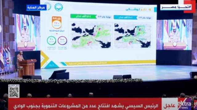اللواء توفيق سامي: 420 ألف فدان إجمالي المساحة المنزرعة في توشكى