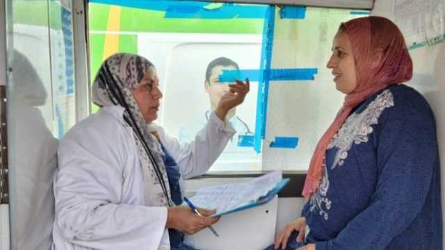 الكشف على 1361 مواطنا في قافلة طبية ضمن «حياة كريمة» بكفر الشيخ