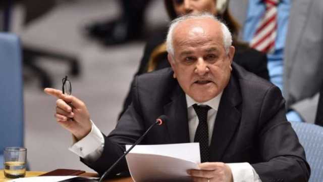 مندوب فلسطين بالأمم المتحدة: استشهاد 7000 مدني في غزة بينهم 3000 طفل