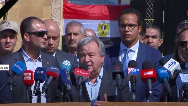 الأمين العام للأمم المتحدة: نعمل مع جميع الأطراف لإدخال المساعدات إلى غزة