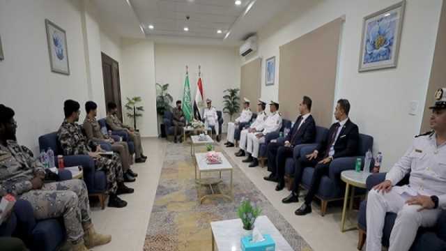 الداخلية تستقبل وفدا من نظيرتها السعودية بمقر إدارة موسيقات الشرطة