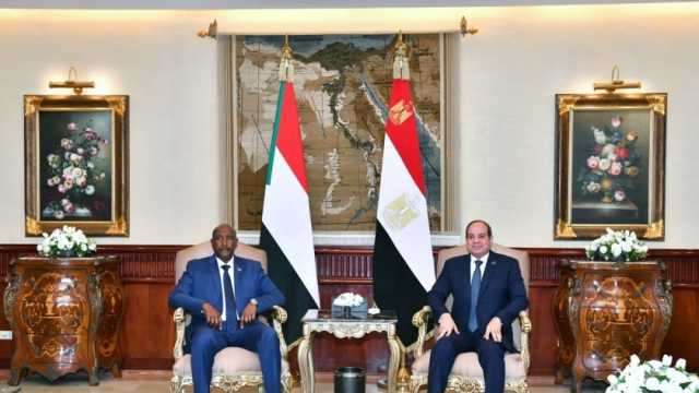 السيسي: مصر حريصة على أمن السودان الشقيق.. وندعم استقراره على كل المستويات