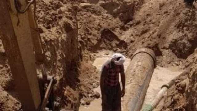 الانتهاء من تجديد خط الدخول الرئيسي لرافع وادي العرب بأسوان