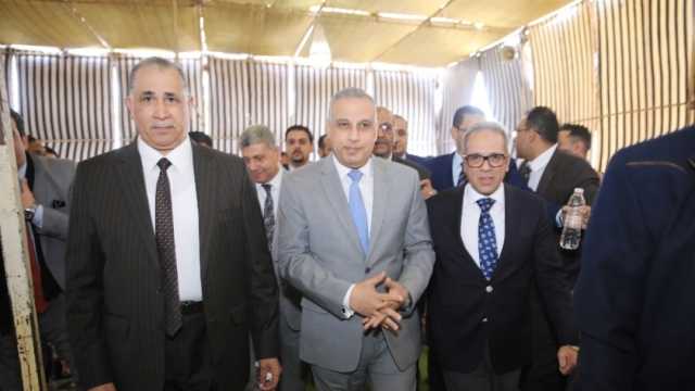 وضع حجر أساس لإنشاء نادي نقابة المحامين في مدينة سوهاج الجديدة