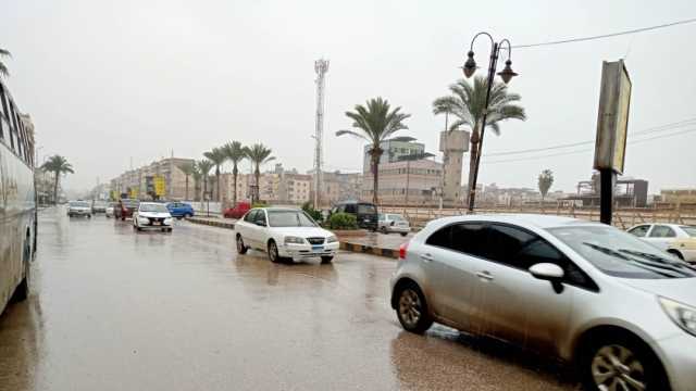 أمطار لليوم الثاني على التوالي في كفر الشيخ.. درجة الحرارة الصغرى 19