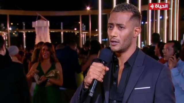 محمد رمضان بعد جائزة أفضل ممثل بتصويت الجمهور بمهرجان الدراما: قيمتي بحبكم
