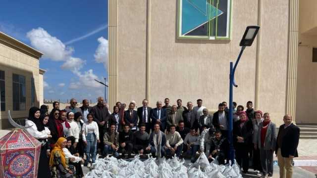 جامعة برج العرب بالإسكندرية: تجهز شنط رمضان لتوزيعها على المستحقين