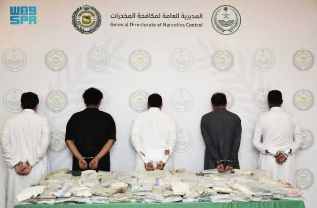 قُبض على مروجيها وأُحيلوا للنيابة العامة.. ضبط 659 كلجم من مادة الحشيش المخدر بجازان