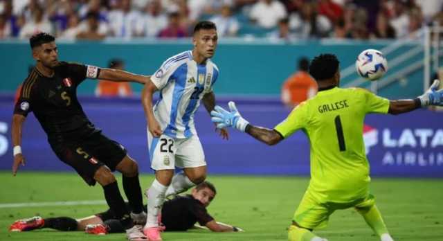 عقب فوزها على بيرو 2-0.. الأرجنتين إلى دور الثمانية بـ”كوبا أمريكا” متصدرةً مجموعتها