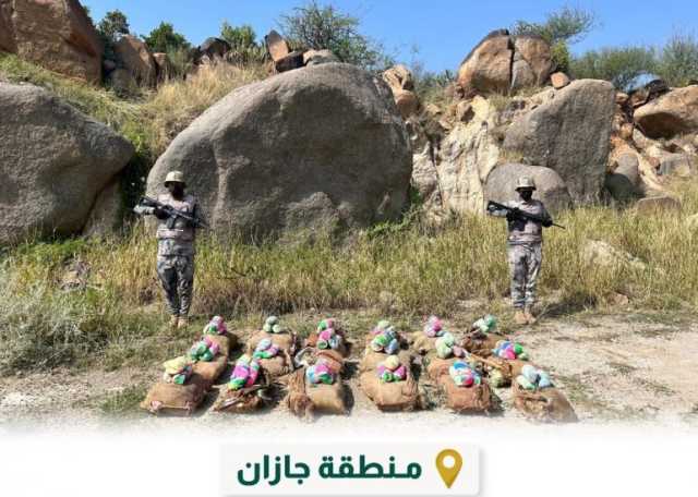 دوريات حرس الحدود بمنطقتَي جازان وعسير تحبط تهريب 714 كلجم من نبات القات المخدر