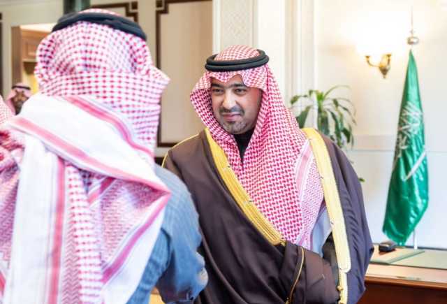 نائب أمير منطقة تبوك يستقبل وكلاء الإمارة ومنسوبيها