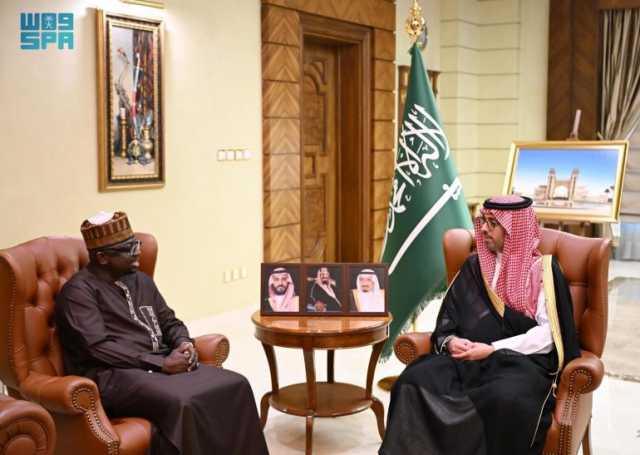 ناقشا الموضوعات ذات الاهتمام المشترك.. مُحافظ جدة يستقبل القنصل العام لنيجيريا