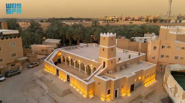 مشروع الأمير محمد بن سلمان لتطوير المساجد التاريخية يجدد مسجد العودة بالدرعية