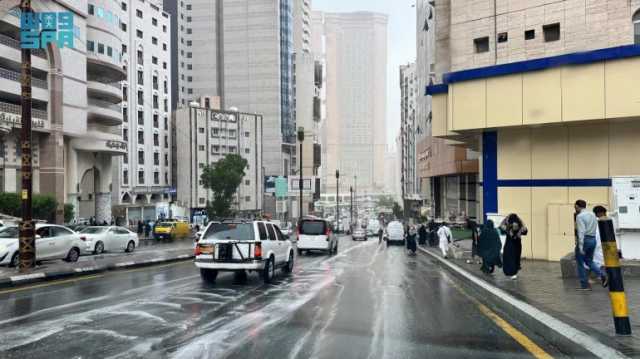أمطار رعدية على بعض مناطق المملكة