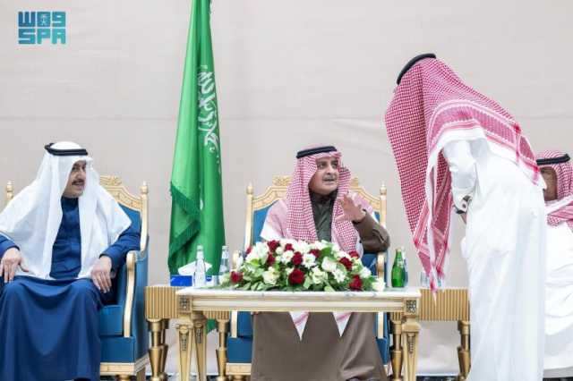 أمير تبوك يتفقد محافظة تيماء عقب الحالة المطرية التي شهدتها