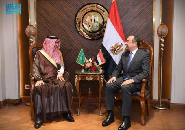 استعرضا مجالات التعاون.. سفير المملكة لدى مصر يلتقي وزير قطاع الأعمال المصري