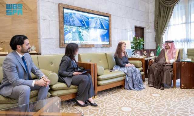 أمير الرياض يستقبل القائم بالأعمال في سفارة الولايات المتحدة