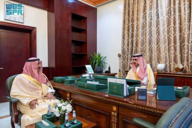 بمناسبة تعيينه حديثًا.. أمير الجوف يستقبل محافظ القريّات ويطّلع على سير العمل بالمحافظة