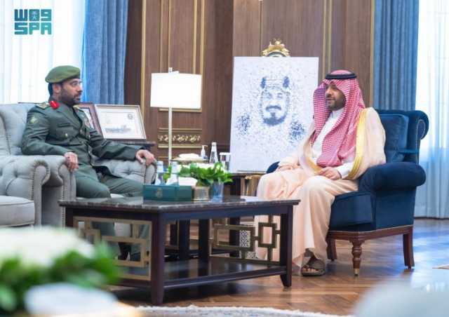بمناسبة تعيينه حديثًا.. أمير الحدود الشمالية يستقبل مدير جوازات المنطقة