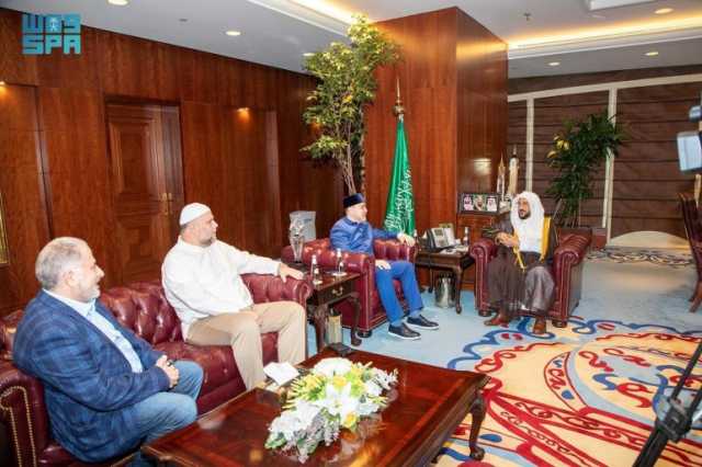 وزير “الشؤون الإسلامية” يستقبل نائب رئيس الإدارة الدينية لمسلمي روسيا الاتحادية