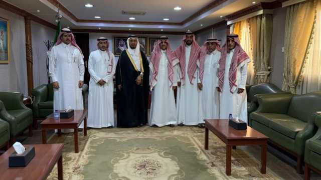 الغملاس يستقبل رئيس وأعضاء نادي المزاحمية