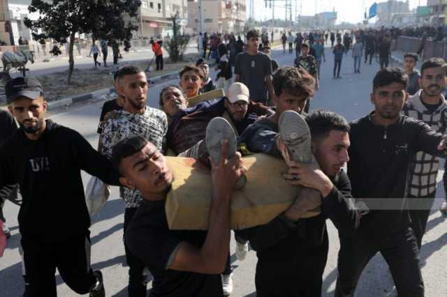 استشهاد وإصابة 150 فلسطينيًا برصاص قوات الاحتلال الإسرائيلي جنوب قطاع غزة