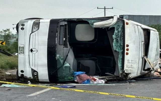 مصرع وإصابة 33 شخصًا في حادث حافلة شمال المكسيك