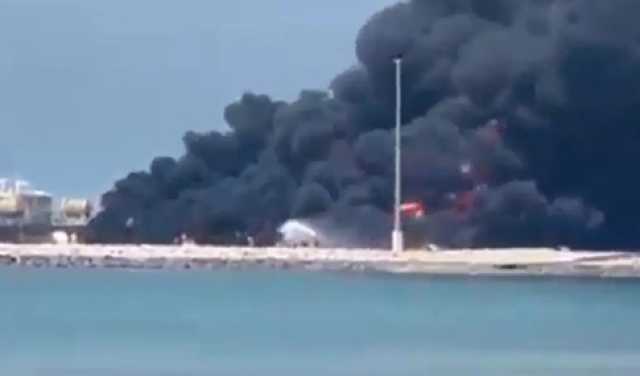 حريق بخزان ميثانول بميناء بوشهر الإيراني يودي بحياة 3 أشخاص في حصيلة أولية