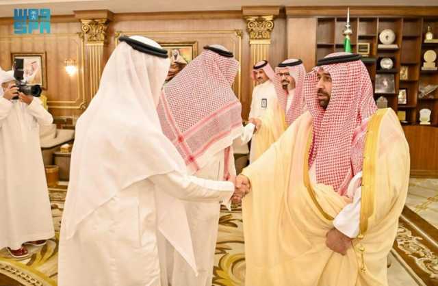 أمير جازان يستقبل الوكلاء ومنسوبي الإمارة