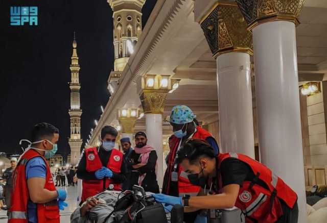 “الهلال الأحمر” بالمدينة المنورة يواصل جهوده الميدانية في الموسم الثاني من الحج لخدمة ضيوف الرحمن