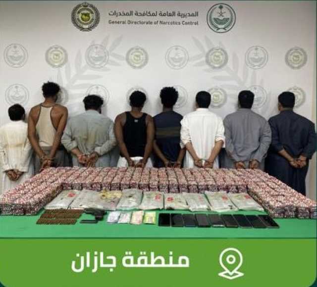 “مكافحة المخدرات” بمنطقتَي جازان وتبوك تحبط ترويج 92345 قرصًا محظورًا ومخدرًا و10 كجلم حشيش