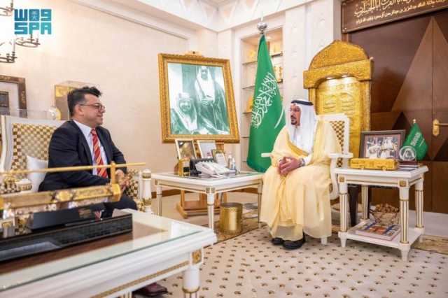 ناقشا المواضيع ذات الاهتمام المشترك.. أمير القصيم يستقبل السفير المالطي لدى المملكة