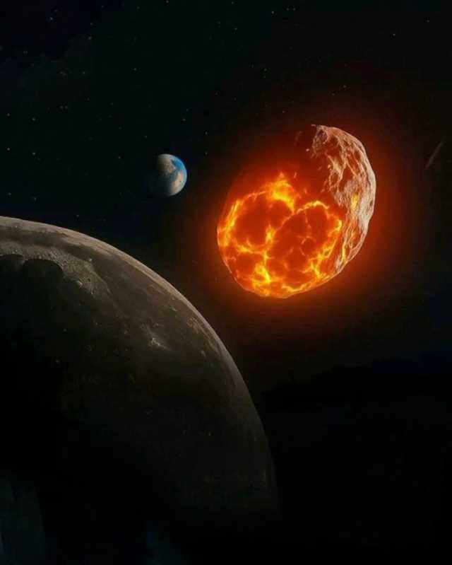 دراسة: اصطدام متوقع بين القمر وكويكب عام 2032.. وتأثُّر الأرض جزئيًا