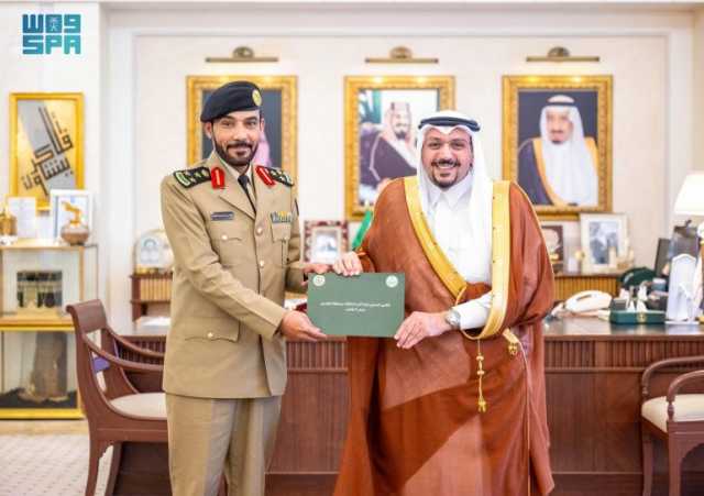 أمير القصيم يستقبل قائد قوة أمن المنشآت بالمنطقة