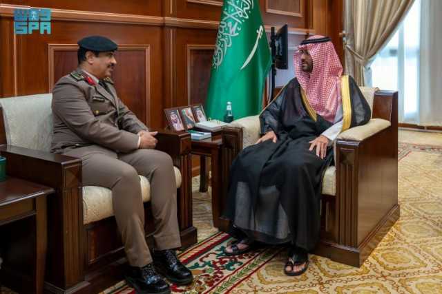 نائب أمير حائل يستقبل مدير شرطة المنطقة