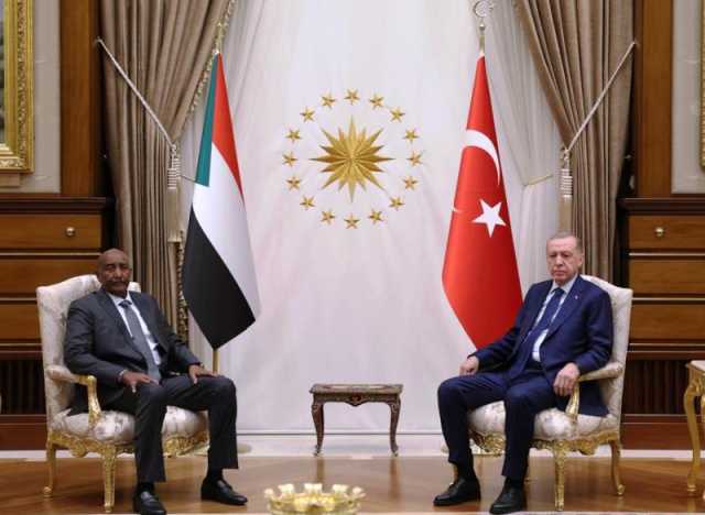 البرهان يطلع الرئيس التركي على جهود تحقيق السلام في السودان