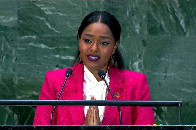 الناشطة السودانية ميادة عادل تطالب قادة العالم بإشراك الشباب في صنع القرار