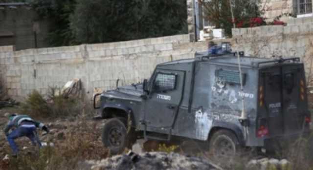 اصابة جيب عسكري صهيونية برصاص المقاومة الفلسطينية قرب جنين