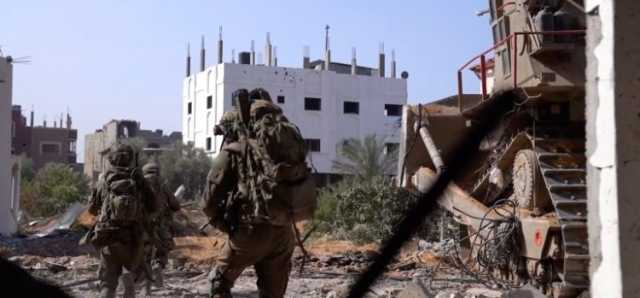 المقاومة الفلسطينية تستهدف قوة صهيونية تحصنت بعمارة في بيت لاهيا
