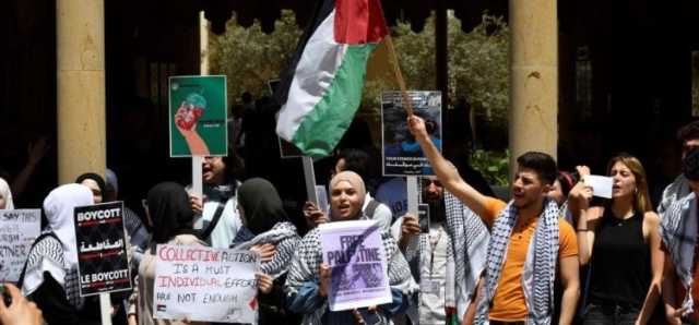 اتفاق بين الطلبة وجامعة أمريكية على قطع علاقاتها بالكيان الصهيوني