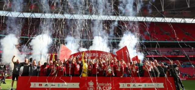مانشستر يونايتد يتوج بكأس الاتحاد الإنجليزي لكرة القدم