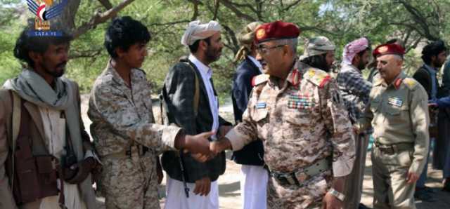 المفتش العام للقوات المسلحة يتفقد المرابطين بمحور همدان بن زيد