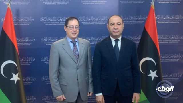 “الباعور” يناقش مع السفير الروسي تعزيز العلاقات الثنائية بين ليبيا وروسيا