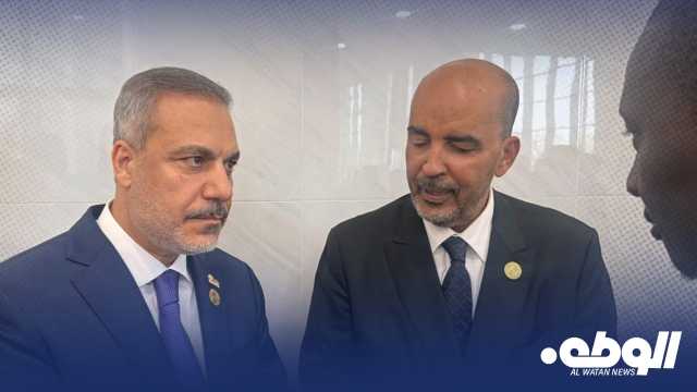فيدان للكوني: سنواصل دعم جهود المجلس الرئاسي لتحقيق الاستقرار في ليبيا