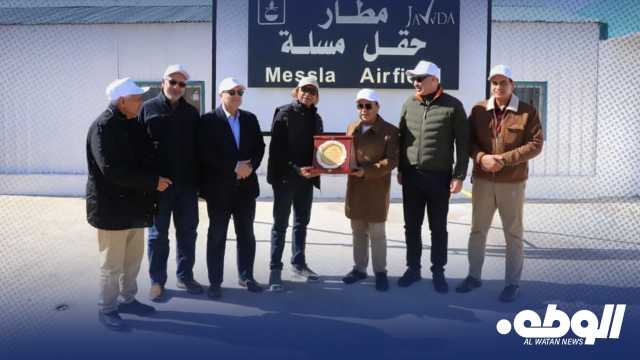 شركة الخليج العربي للنفط تدشن مطار حقل مسلة بعد صيانته وتطويره