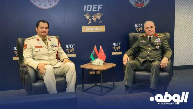 الفريق ركن “صدام حفتر” يشارك في معرض IDEF2025 الدفاعي في اسطنبول