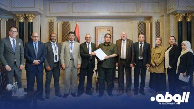 المنفي يبحث مع وفد وطني مبادرة لكسر الجمود السياسي