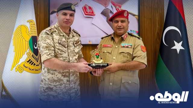 الفريق أول “خيري التميمي” يلتقي مسؤول التعاون الخارجي بالجيش الأردني