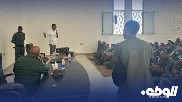 جلسة حوارية بكتيبة 608 تناقش خطر المخدرات وأوجه التعاون بين الجيش وجهاز المكافحة